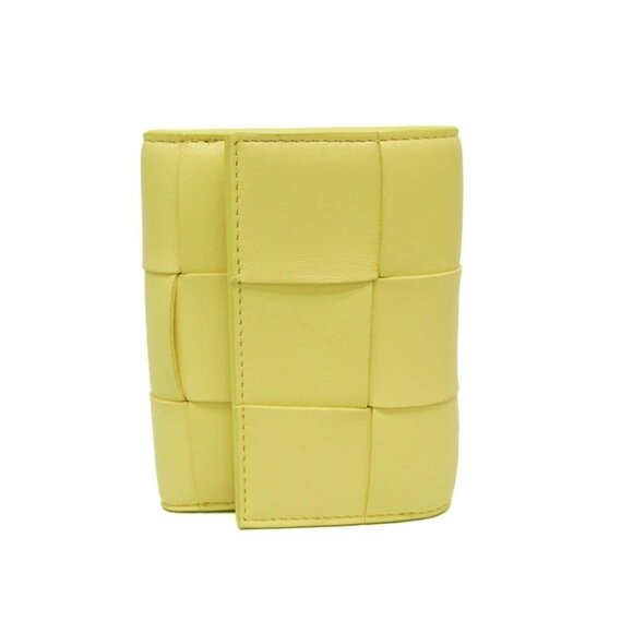 BOTTEGA VENETA Yellow Leather Wallet - Picture 1 of 11